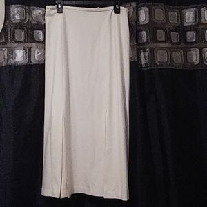 Double pleated skirt